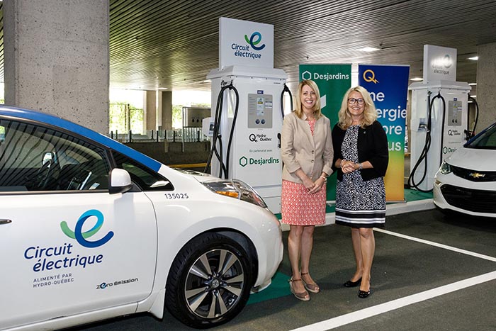 Inauguration de la première superstation de recharge rapide en milieu urbain au Québec